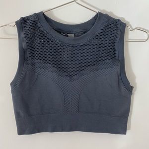 Grey VARLEY workout bra